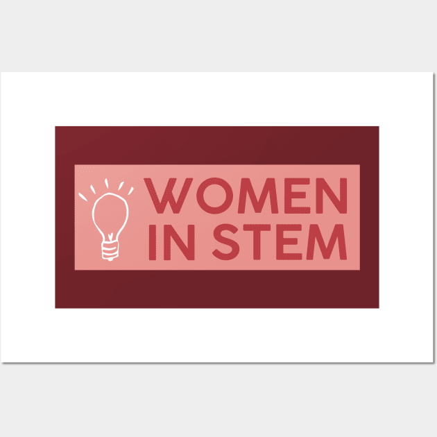 Women in Stem Wall Art by Rosemogo